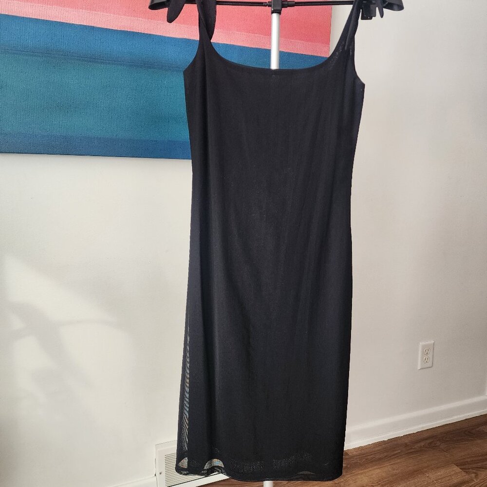 LBD with sheer overlay